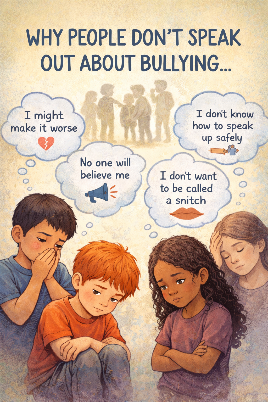 Why people don't speak out about bullying
